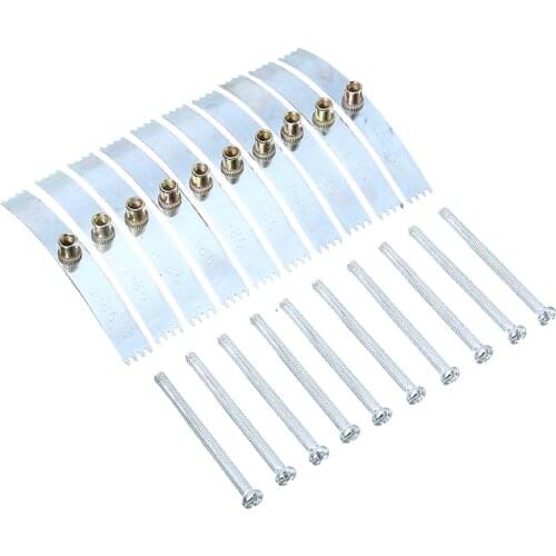 10pcs Wall Socket Universal Repair Tool Electrical Socket Mount Cassette Repair Screw Hook Steel Junction Box Fixing