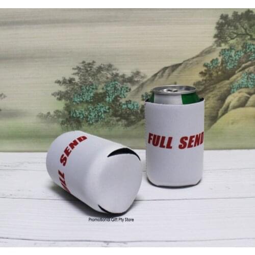 200pcs Collapsible Can Coolers Print Your Logo 3mm Thickness Custom Neoprene Stubby Holder Beer Cooler Sleeve Waterproof Cooler