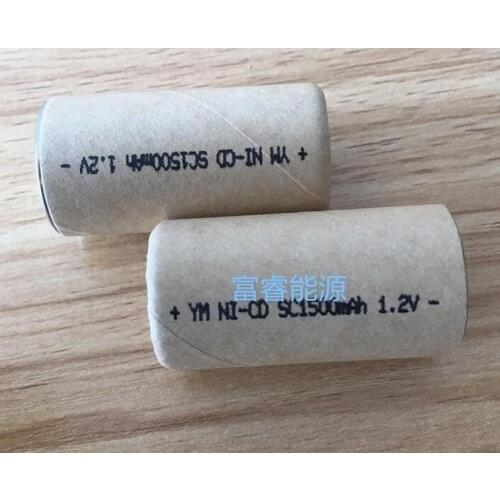 30PCS Ni-CD SC1500mAh 10pcs SC1.5Ah Power Cell,rechargeable battery cell,power tool battery cell, discharge rate