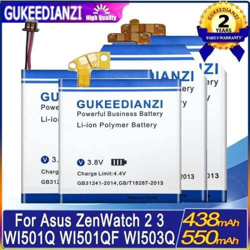 438mAh-550mAh battery For For Asus ZenWatch 2 3/ZenWatch2/ZenWatch3/WI501Q/WI501QF/WI503Q