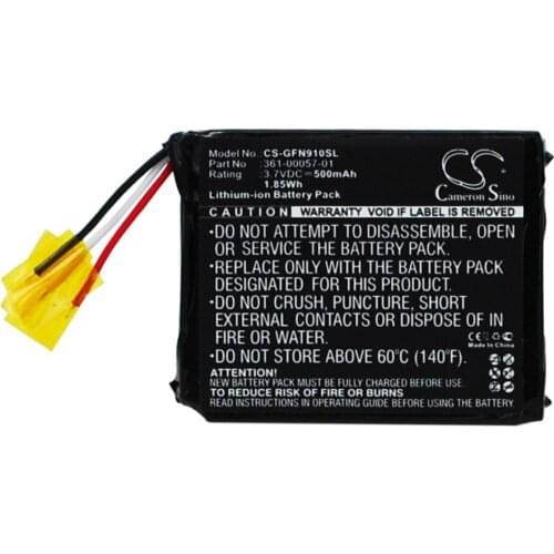 Cameron Sino 500mah battery for GARMIN forerunner 910XT 361-00057-00 361-00057-01 batteries