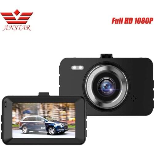 ANSTAR 1296P/1080P Smart Car DVR Motion Detection Dash Camera 170 Degree Dash Cam Car Camera Registrator 3'' HD Screen Portable
