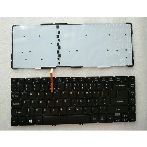 US Black New English Replace laptop keyboard For Acer For Aspire V5-473 V5-473G 473P V5-473PG 472PG 432 With backlight