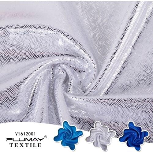 Shiny 83%nylon 17%spandex warp knitting foil fabric for swimwear for sportswear with 4 way stretch by half(1/2) yard