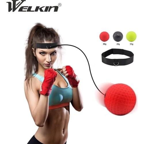 Boxing Reflex Ball Set 3 Difficulty Level Boxing Balls with Adjustable Headband for Punching Speed Reaction Agility Training