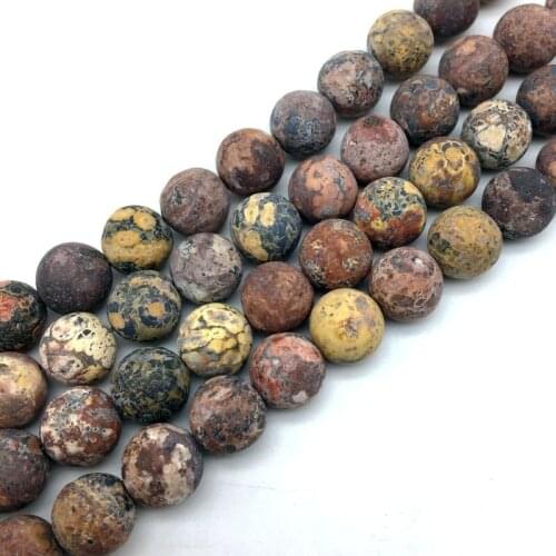Natural stone bead 4 mm 6 mm 8 mm 10 mm Matt Round Loose Beads Gorgeous Matte Crystal Lava Jaspers For DIY Jewelry making