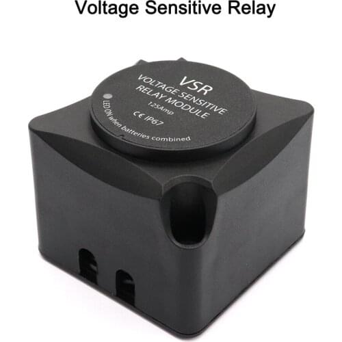 Voltage Sensitive Relay Automatic Charging Relay 125A Dual Battery Isolator (VSR)