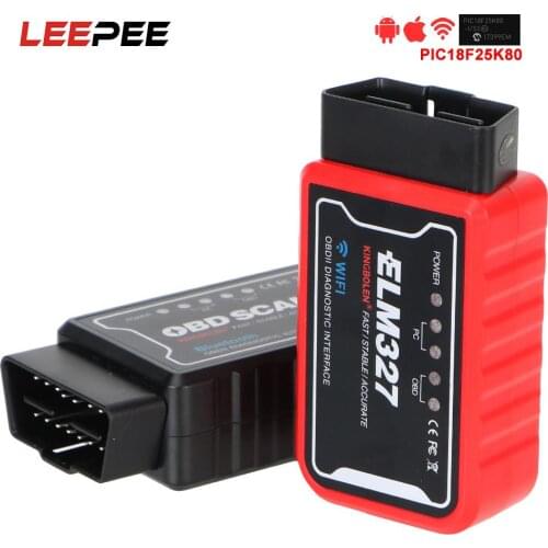 ELM 327 V 1.5 ICAR2 OBDSCAN OBDII Diagnostic Tool ELM327 WiFi/Bluetooth-compatible V1.5 PIC18F25K80 Chip For Android/IOS