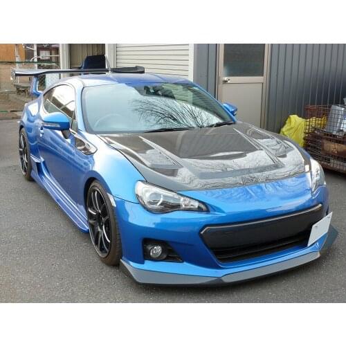 For Subaru 13-16 BRZ SCF Style Carbon Fiber Front lip Bumper Splitter Under spoiler Exterior body kits