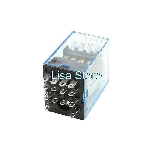 HH54P AC12V Coil 4PDT 4NO 4NC 14 Pin General Purpose Power Relay