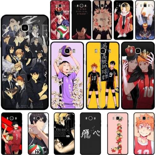 YNDFCNB Hot Haikyuu Hinata Anime Volleyball Phone Case for Samsung J4 6 7 2 5 8plus prime core 2017 2018 pro