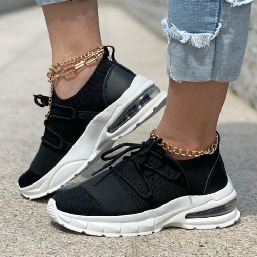 Womens Sneakers Platform Casual Vulcanize Shoes White Wedges Size 43 Women Shoes Mesh Breathable Fashion Flat Shoes