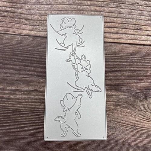 Metal Cutting Dies Stencils Cats for Scrapbooking Stamp/Photo Album Decorative Embossing DIY Paper Cards