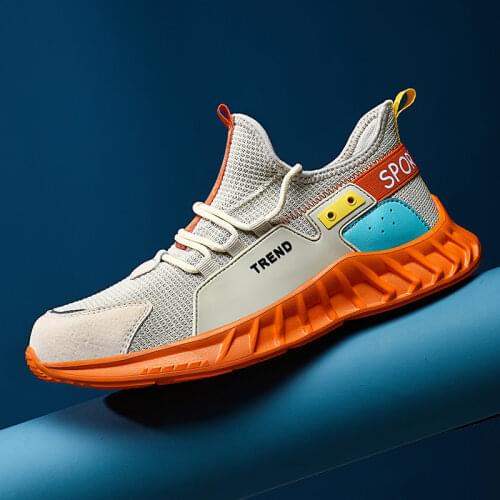 2021 New Running Shoes for Men Thick Bottom Men Shoes Breathable Sneakers High Quality Men Outdoor Sport Shoes Masculino Adulto