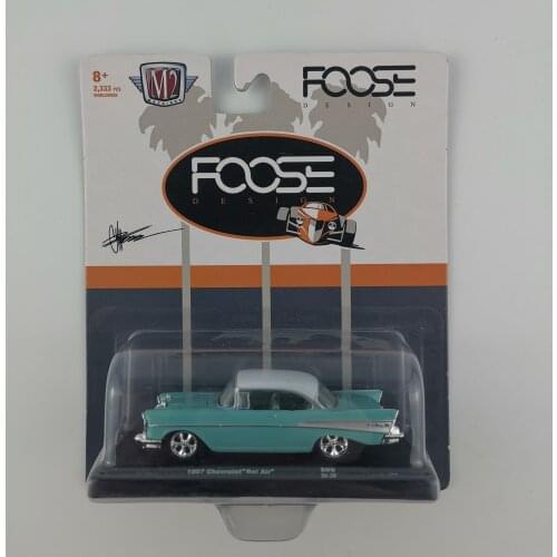 NEW M2 machines 1:64 1957 Chevrolet Bel Air limited 2333 FOOSE design alloy vioture diecast model Car Diecast Vehicle Toys