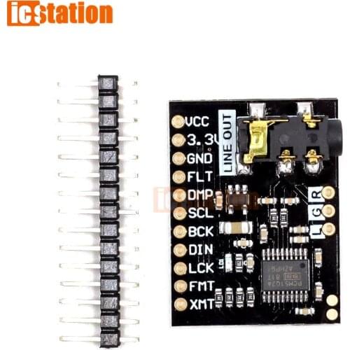 PCM5102 PCM5102A DAC Decoder Board I2S IIC Interface I2S Player Module Audio Board For Raspberry Pi pHAT Sound Card