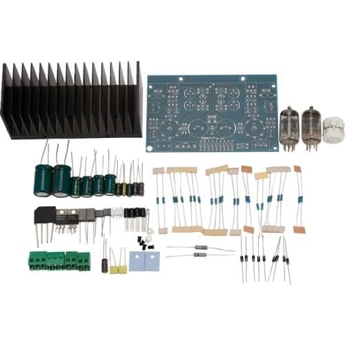 HIFI Vacuum Tube Amplifier Board Electronic Valve Amplifier 6J1+LM1875 Amplifier Ac18V Diy Kit
