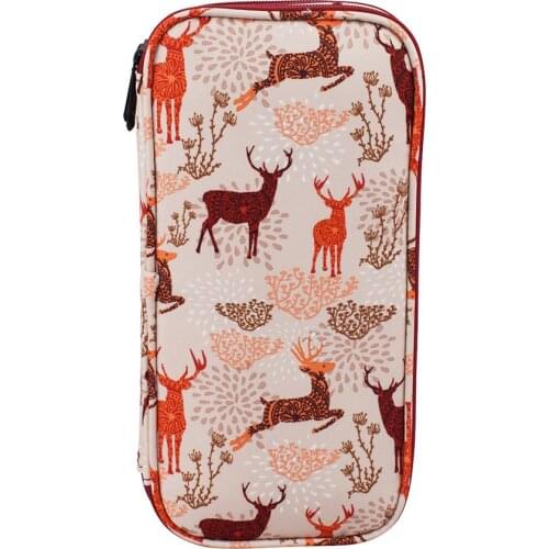 Portable Knitting Needle Storage Bag Oxford Cloth Waterproof Yarn Crochet Knit Bag DIY Craft Organizer For Thread Storage Organi