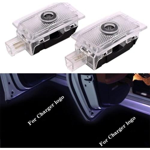 Car Door Welcome Light For Dodge Avenger Charger Magnum Decorative Lamp Projector Logo Ghost Shadow Lights Accessories New