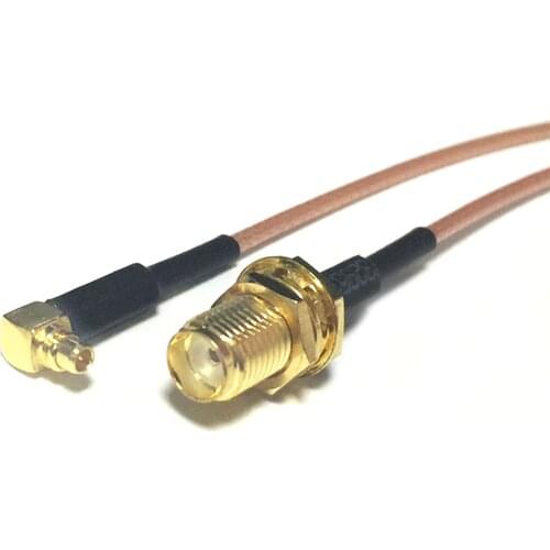 SMA Female jack nut Switch MMCX Male Pigtail Cable RG178 15cm 6inch adapter new wholesale price