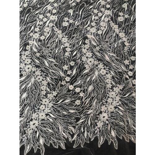 Wedding Lace Fabric Embroidered Sposa Dress Dress Lace Mesh Fabric Moda Bridal Sell by 1 Yard