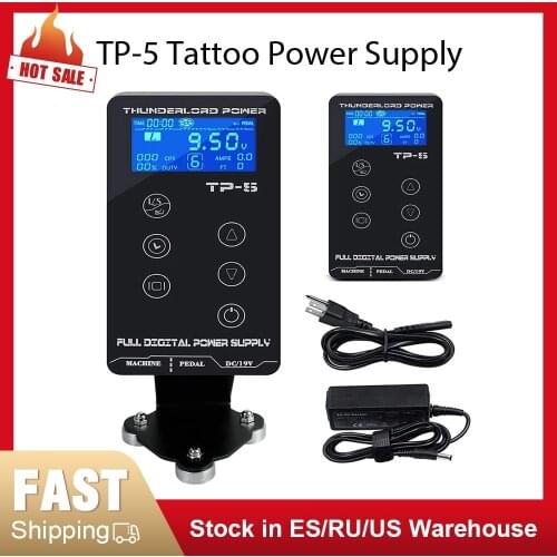 Tattoo Power Supply LCD Screen Intelligent Digital Makeup Dual Tattoo Power Supplies for Tattoo Pen Tattoo Power Supply