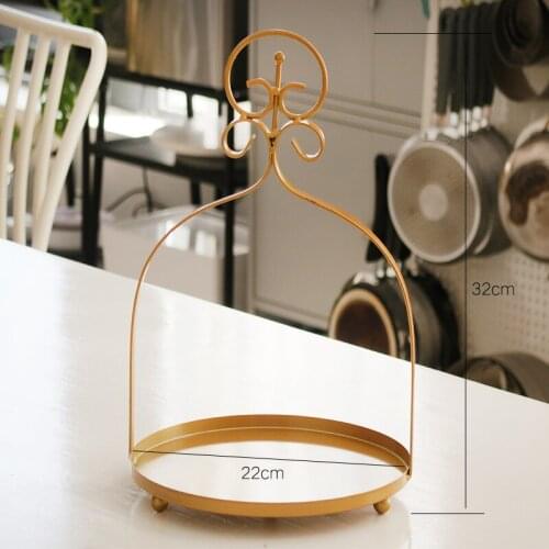 Wedding Birthday Decoration Creative Wrought Iron Cake Tray Party Display Stand Dessert Fudge Desktop Afternoon Tea Cake Stand