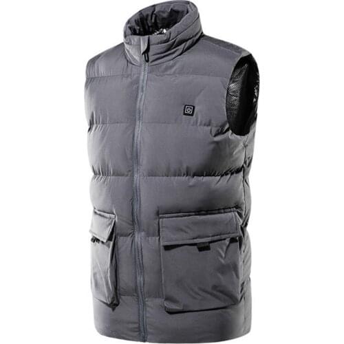 New 9 Places Heated Vest Men Women Usb Heated Jacket Heating Vest Thermal Clothing Hunting Vest Winter Heating Jacket