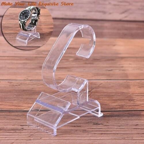Practical Fashion Clear Acrylic Bracelet Watch Display Holder Stand Rack