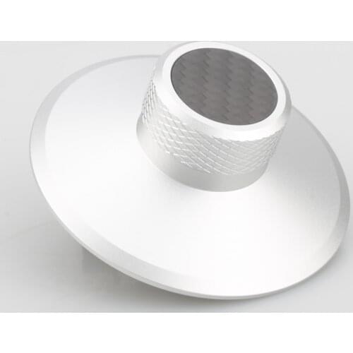 1pcs Audiocrast 130S carbon fiber aluminum alloy LP Vinyl Turntables Metal Disc Stabilizer Record Weight/Clamp HiFi