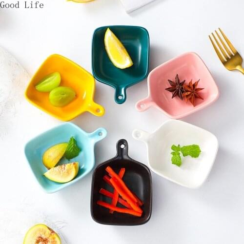1PC Ceramic Creative Seasoning Ketchup Mustard Sauce Dish Kitchen Small Soy Sauce Vinegar Plate