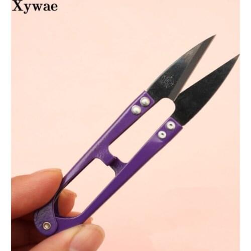 1Pcs/Lot Thread Scissors Sewing Spring Embroidery Thrum Yarn Scissors Cross Stitch Needlework Tools Tailor Head Shear Supplies