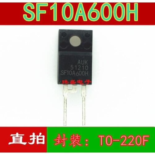 10pcs SF10A600H TO-220F