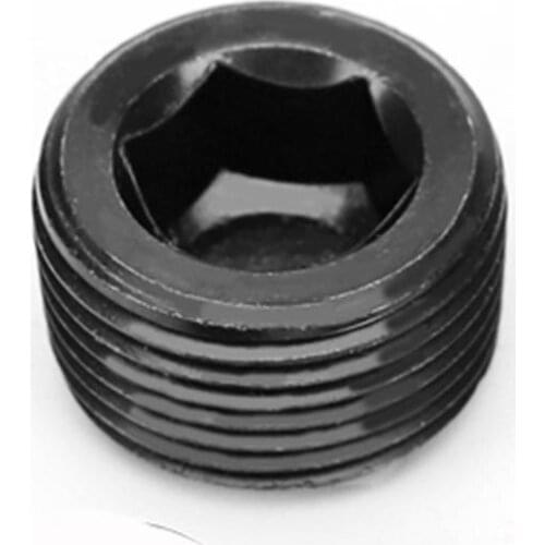 2" NPT / 2" BSPT Male Carbon Steel Countersunk End Plug Cap With Hex Socket Hydraulic Water Steam Oil Gas