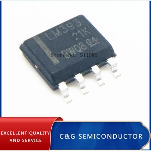 50pcs LM393 LM393D LM393DR SOP-8