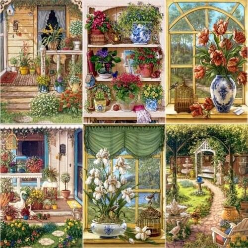 5d diy diamond painting Home scenery full square/round Diamond embroidery Rhinestone Kid room decoration Home Decoration BJ