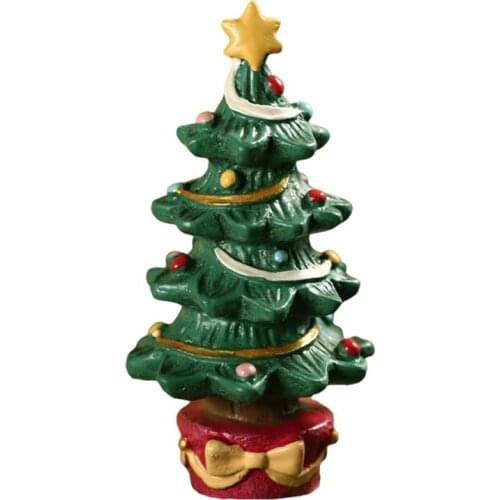 7x4cm Mini Christmas Tree Pine Tree DIY Christmas Decorations For Home Table Navidad Xmas Ornaments New Year Decor Kids Gift