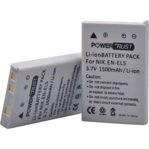 EN-EL5 ENEL5 Digital Camera Battery for NIKON Coolpix P530 P520 P510 P100 P500 P5100 P5000 P6000 P90 P80 Batteries