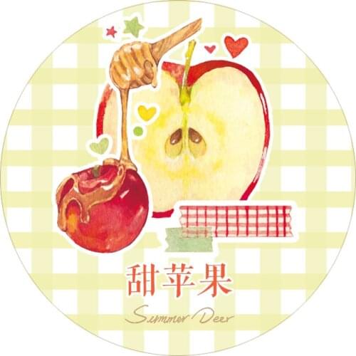 10 Meter Washi Tape 12 Elastic Sweet Apple Platform Scrapbooking | Pet Crystal Ink