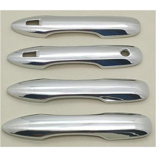 Chrome Door Handle Cover 4 Pcs Set For Toyota Camry 2018-2020 Smart Keyless