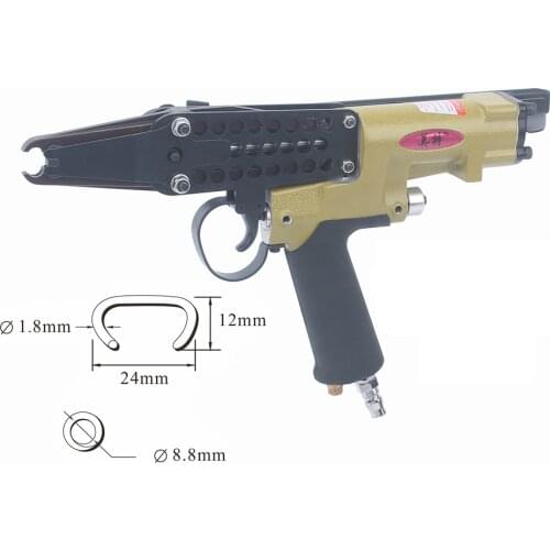 Quality Meite SC77XE Pneumatic C-ring Nailer Tool Air Nailing Gun C-type Hog Ring Plier Air Tool