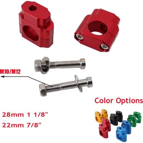 22MM 28MM CNC Handlebar Fat Bar Mount Clamp Riser Motorcycle Universal For Harley Honda Yamaha Suzuki Kawasaki Offroad