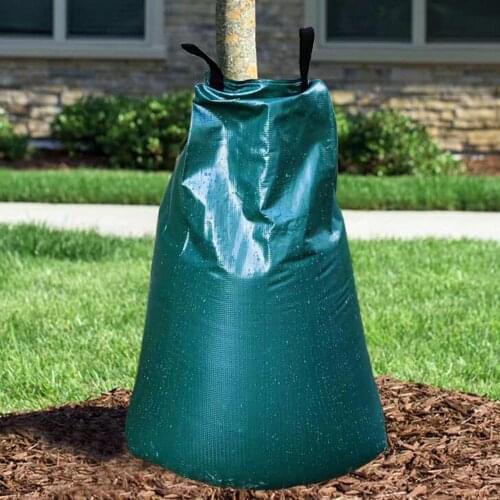 Tree Watering Bag 20 Gallon Slow Release Watering Bag for Trees Tarpaulin PVC Drought Bags for Garden Trees Tree Watering Tool