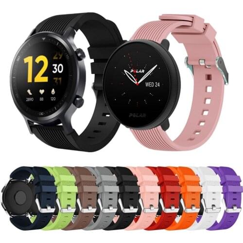 Silicone Strap For Polar Ignite 2 Vantage M2 Grit X Unite Smart Watch Bands Accessories For Realme Watch S Pro Soft Bracelet New