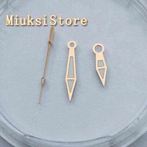 Goutent luminous watch hands fit Miyota 8205/8215/821A Mingzhu DG2813 3804 Seagull ST1612 movement