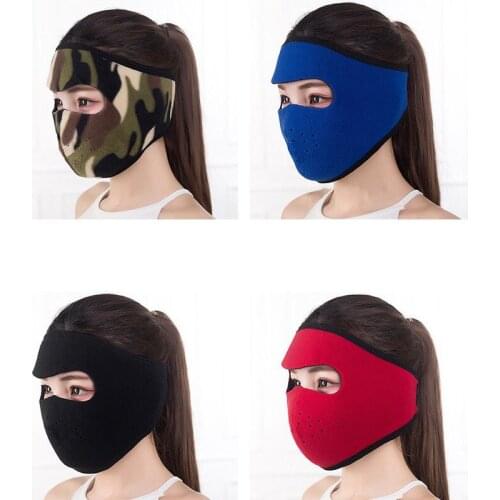 Autumn and winter warm mask thickened mask ear cover ear protection outdoor cycling windproof cold warm mask for men and women