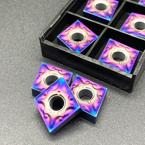 High Quality Carbide CNMG120404 MA Turning Tool Blue Flame Series CNC Milling Blades CNMG 120404 Cutting Insert