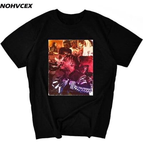 Juice Wrld Funny Cotton Tee Vintage Men Women Tees Hip-hop Loose Men Cool T-Shirt
