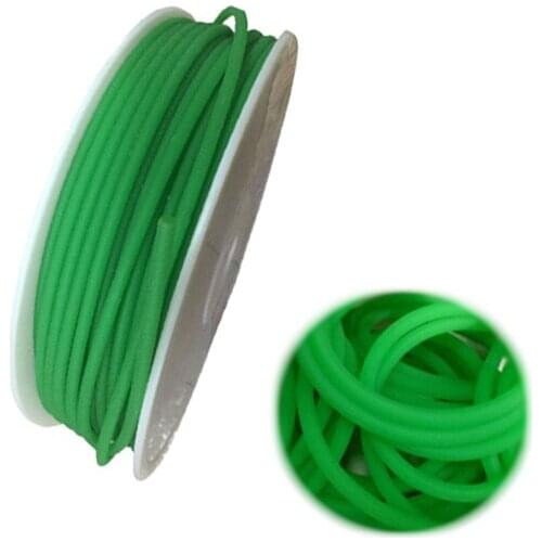 Green Polyurethane round with belt 3/4/5/6mm thickness industrial drive belt Rough surface