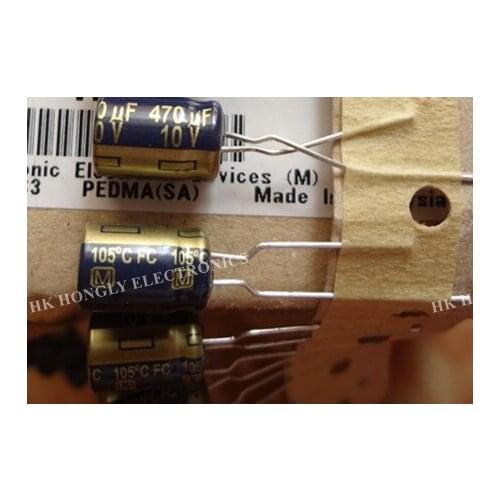 10PCS 10V470uf 470uf10v 8x11 Capacitor